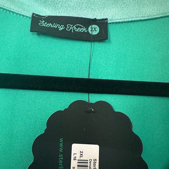 Sterling Kreek Turquoise Suede Unlined light coat - Picture 8 of 16